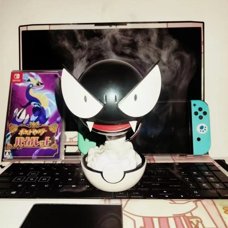 Gastly Humidifier USB Charging, Air Moisturizer Spray with Night Light for Home Desktop Decoration Gift