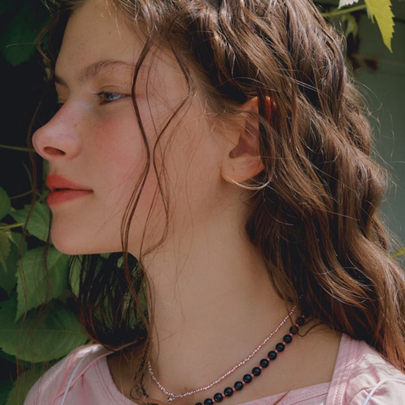 VINTAGE HOLLYWOOD Metal heart necklace_VH2435NE012M