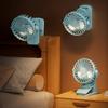 Non-Toxic Baby Cart Stroller Fans Portable High Chair Fan Clip Summer Kids Rechargeable Handheld Electric Fan For Home 3 Speeds