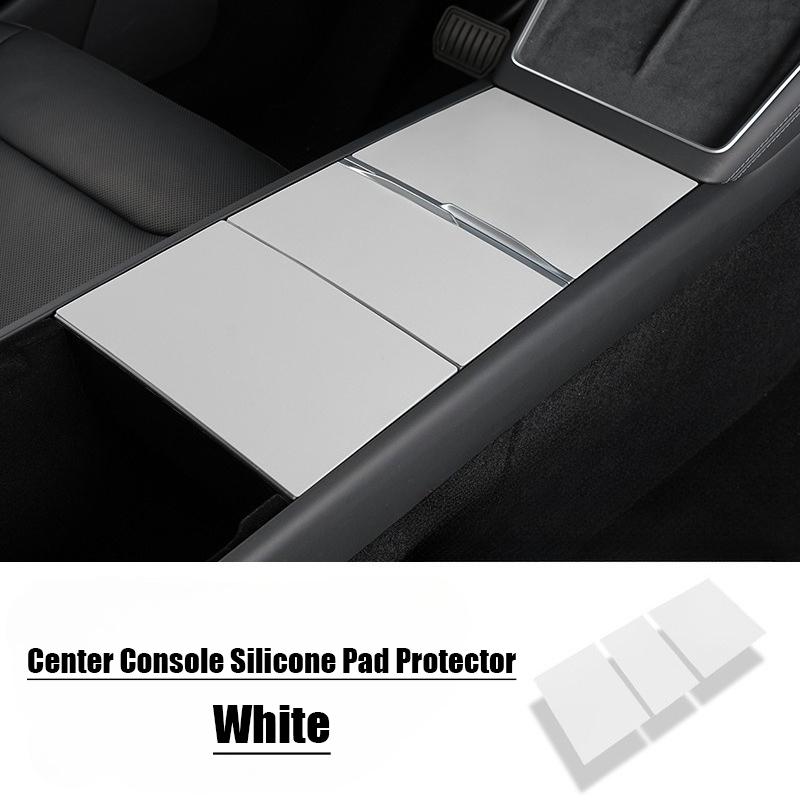 2025 For Tesla Model 3 Highland 2024 Model Y Juniper YL 2025 2026 Central Control Panel Silicone Pad Film Protection Accessories