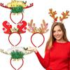 Glitter Sequin Christmas Hairband Antler Photograph Props Fun Christmas Headband  Party Supplies