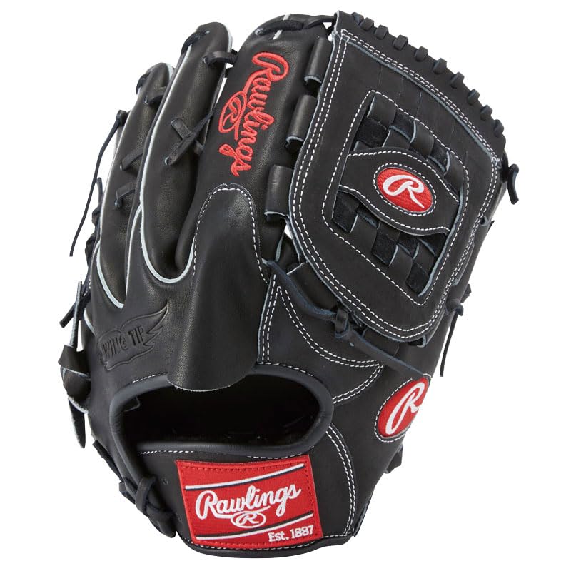 

Rawlings Baseball Glove Adult Softball HOH Rawlings THE RAWLINGS Size GR4HRA15W Black pitchers [Pitcher] 11.75 For left-handed