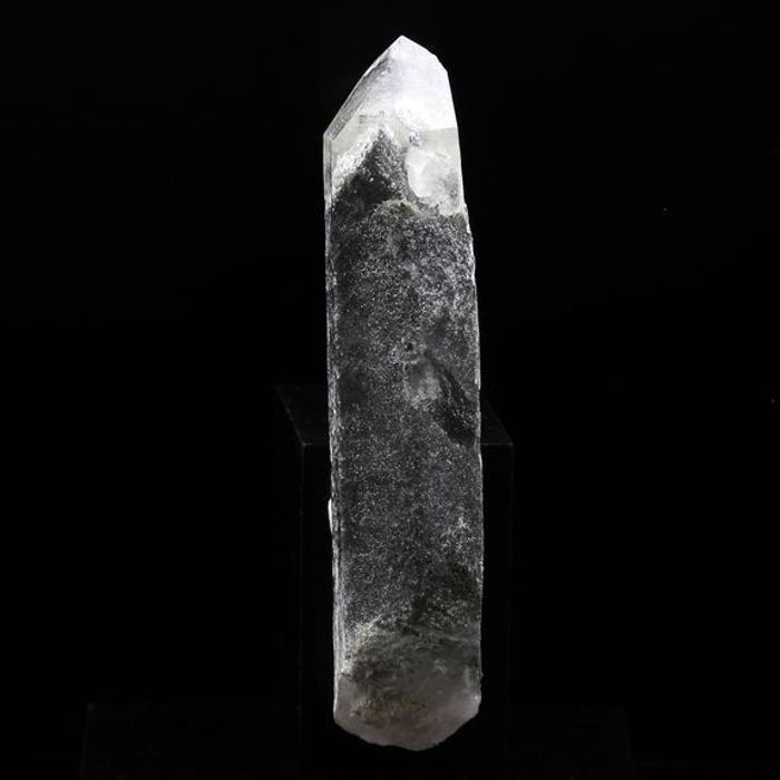 Pierres et Minéraux. Quartz + Chlorite. 96.0 ct. Vizille, Isère, France..