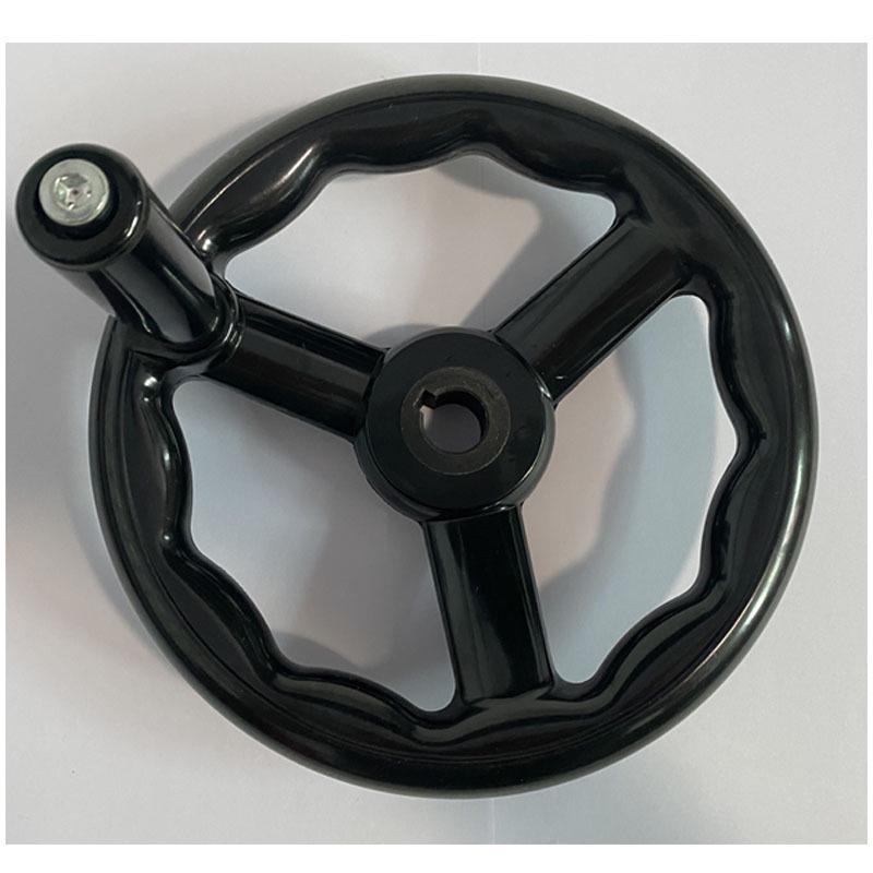 Insulated Bakelite Corrugated Machine Tool Handwheel - 200mm