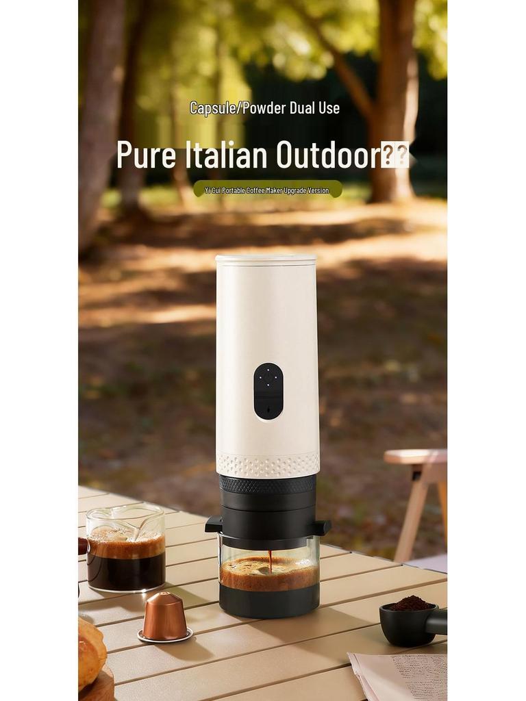 20-Bar High-Pressure Portable Italian Espresso Coffee Machine