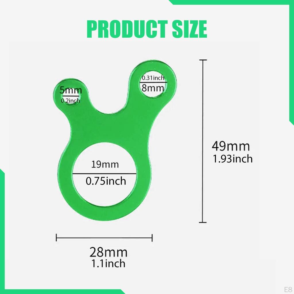 10Pc guyline Tensioners Tent Rope Tightener Hiking Wind Buckle Cord Adjusters for Utility RopeS