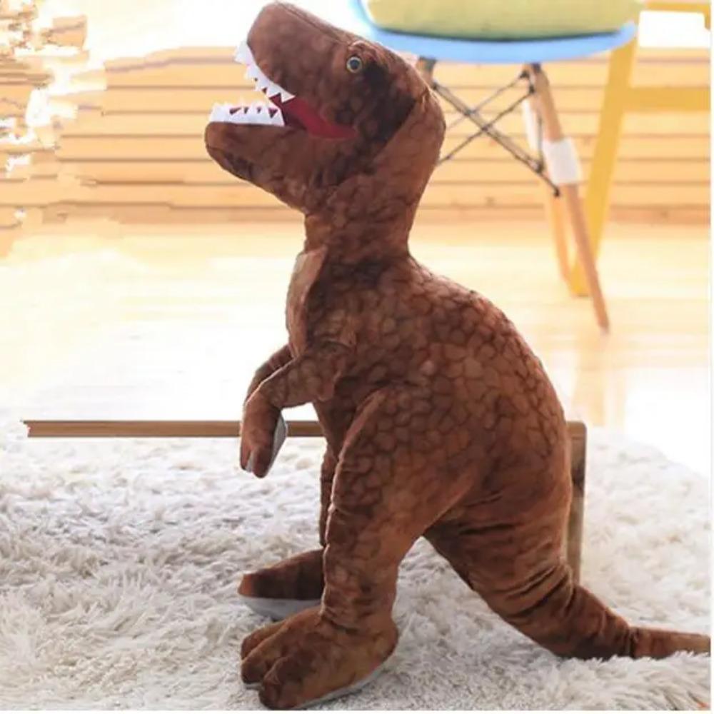 Hot 50cm-80cm Cute Simulation Dinosaur Plush Toys Stuffed Animals Plush Dinosaur Pillow Tyrannosaurus Rex Dolls Boys Girls Gifts