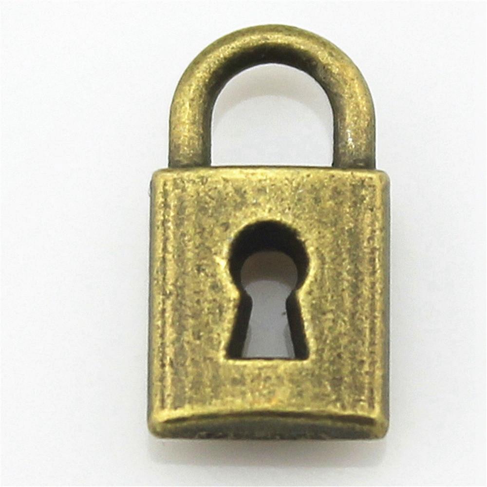 Key Charms Multi Color Alloy Locks Pendants For Romantic Themed Jewelry