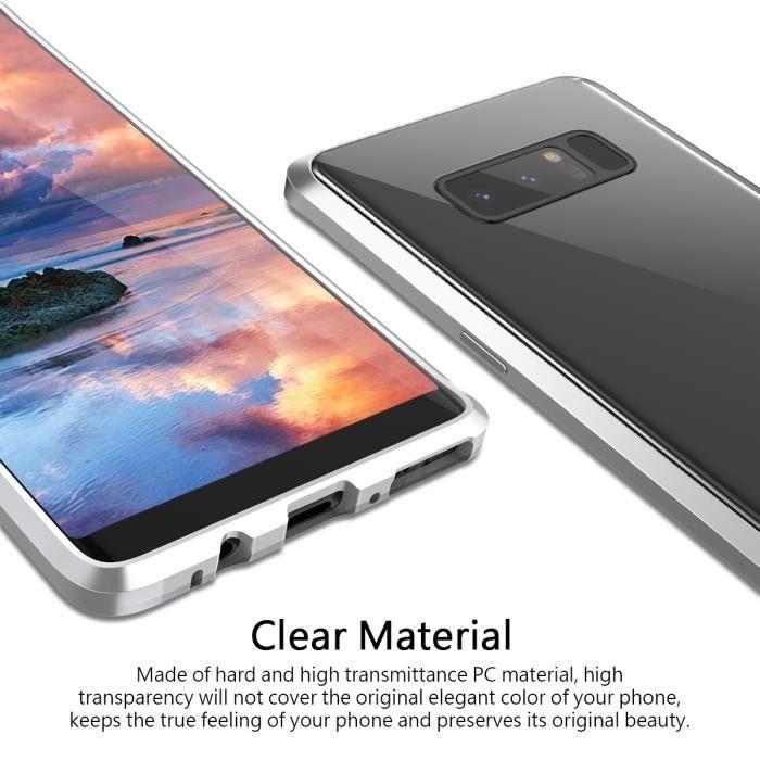 Skal - Samsung - Note8 - Hårt - Stöttåligt - Avtagbar magnetisk ram