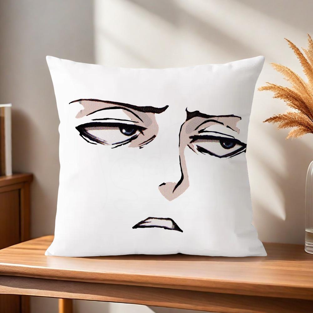 Meme Face Comfortable Soft Pillow Sigma Case Boy for Man Sofa Living Room Home Funny Office Decor and Protective Covers