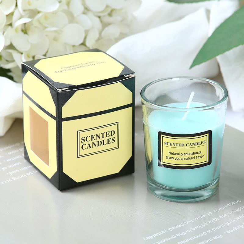Gift Box Aromatherapy Candles Without Removing Odors Indoor Candles Aromatherapy Glass Romantic Fragrance Candles