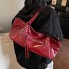 Vintage Locomotive Wind Large Capacity Shoulder Armpit Bag