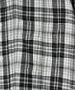 STANDARDERROR 87-Stan134 Soft Misty Oversized Pocket Long Sleeve Check Shirt Black