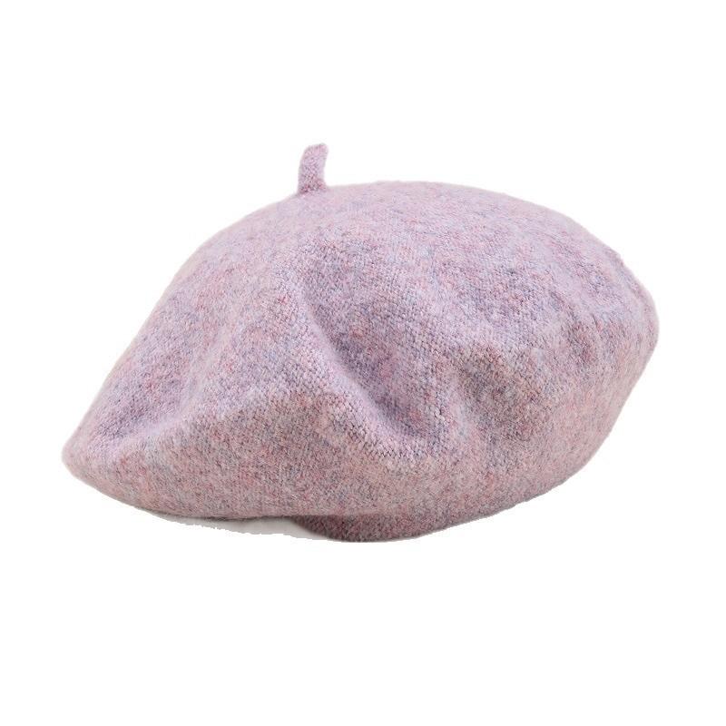 New outdoor fashion warm beret painter hat woolen bud hat sketch hat women's literary hat