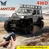 MN128 1/12 RC Car 4WD Jeep Model 2.4G Remote Control LED Light 4X4 Off Road 4WD Climbing RC Truck Electric Toy Car Gift for Boy