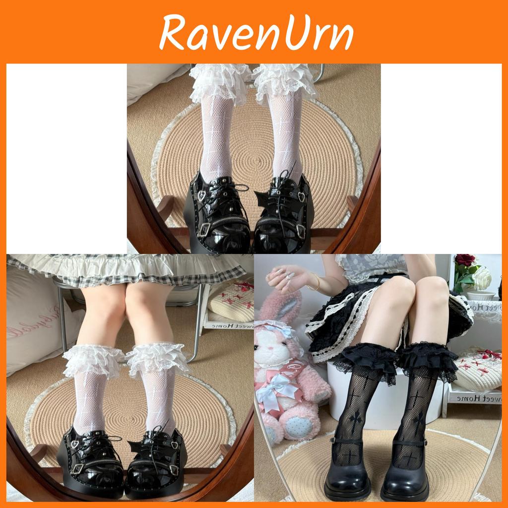 Elegant Lace Cross Stockings For Women With Frictionresistant Nylon Material For Spring And Winter Fashion