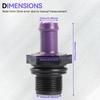 Car PCV Valve 11810-5H71A For Nissan HR16DE MR20DE Engine Versa March Sentra Tiida Kicks 1.6L 2.0L Crankcase Ventilation Valve Ventilation Valves 4