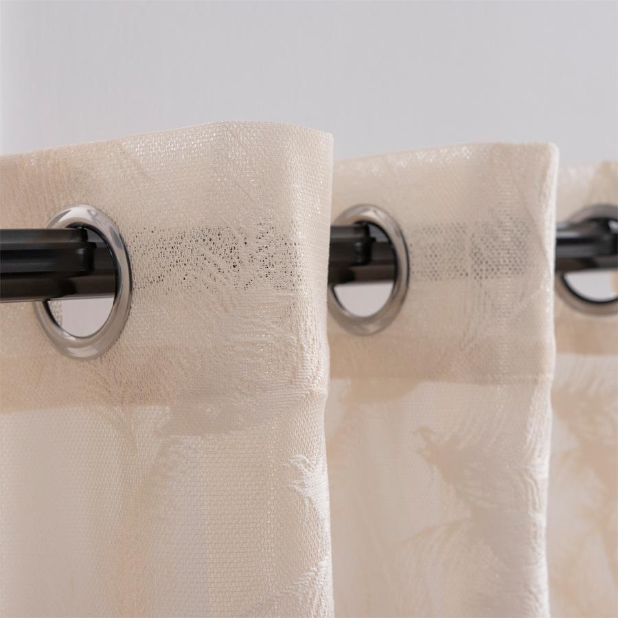 American Jacquard Window Screen Transparent Curtains Living Room Bedroom Dining Room European and American Curtains