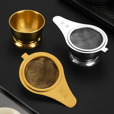 Reusable Stainless Steel Tea Infuser Fine Mesh Teapot Kungfu Tea Leaf Strainer Set Spice Diffuser Filter Kitchen Accessories