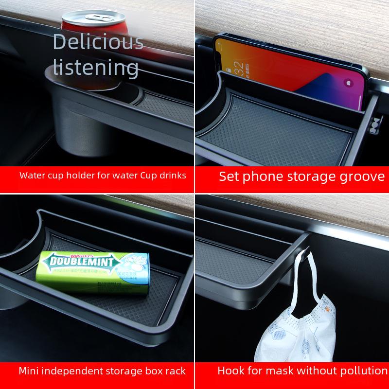 Silikon-Aufbewahrungsbox für die Armlehne des Tesla Model 3/Y