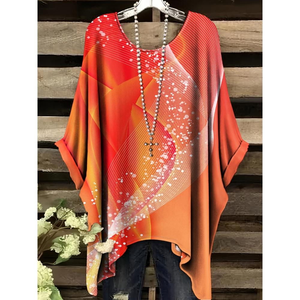 Letnie Proste Koszulki Graficzne z Nadrukiem w Paski Ubrania Moda Damska Vintage Koszulka z Krótkim Rękawem Street Fashion Damski Top