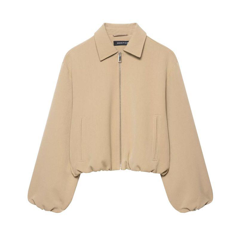 Kaslead New Women Clothes Western Style Fashion Zip-up Puffy Jacket 8372246 712