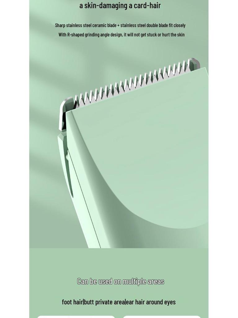 Quiet Rechargeable Pet Shaver & Paw Trimmer for Cats