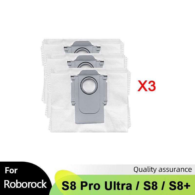For Roborock S8 S8 Pro Ultra S8+ G20 Robot Vacuum Spare Parts Main Side Brush Mop Hepa Filter Dust Bag Cleaning Rolling Brush