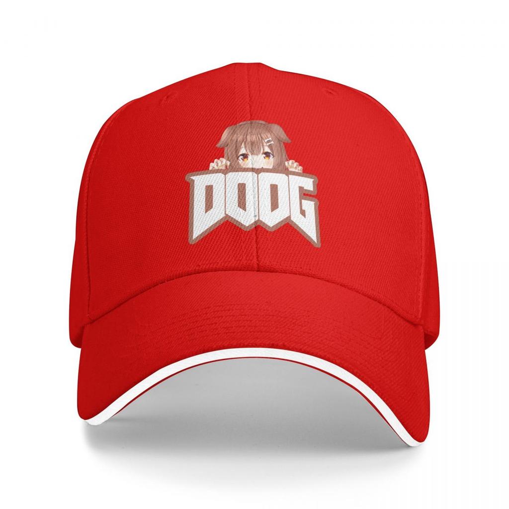 Baseball Caps Hololive Idol Showdown Inugami Korone DOOG Graphic Unisex Casual Spring Caps