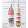 Metal Hanging Hat Storage Clips Holder with 8 Non-Slip Clips Cap Storage Hooks  Door