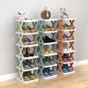 Foldable X-Shaped Multi-Layer Shoe Rack for Home, Balcony, or Dorm Storage