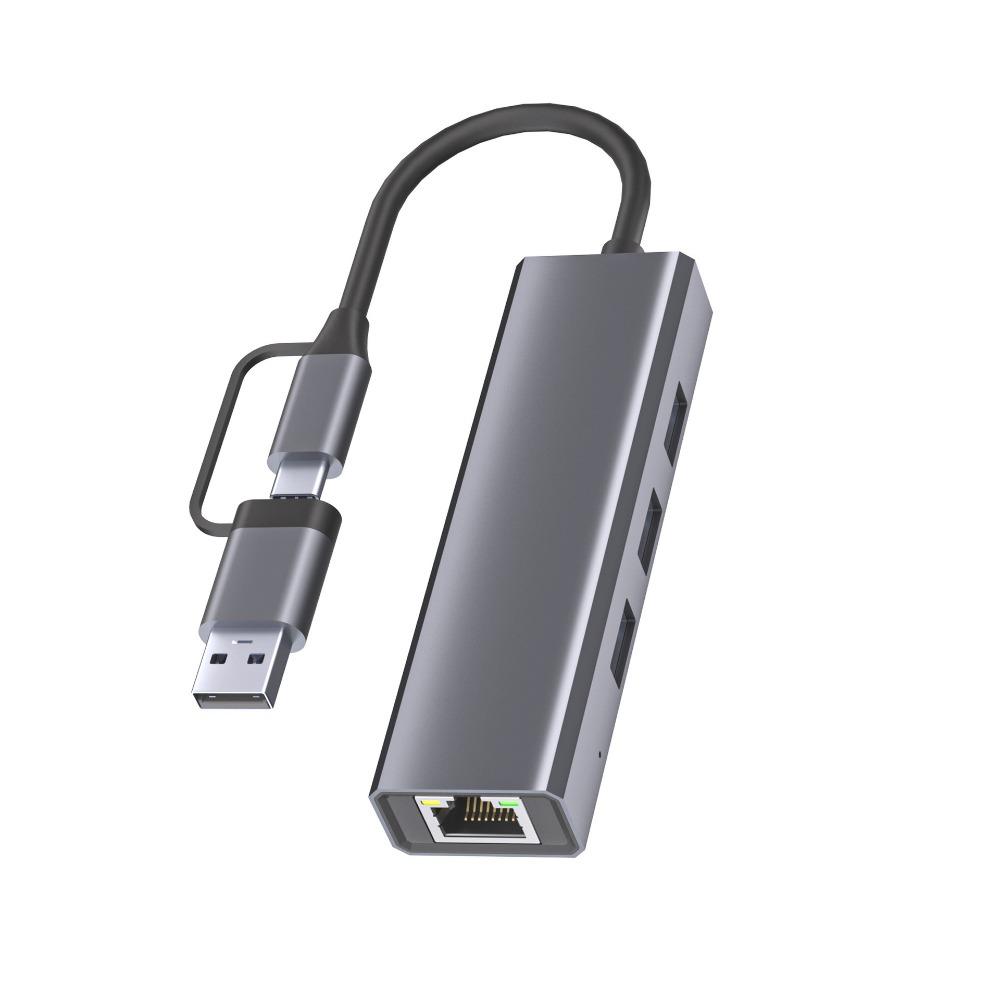 

USB 3.0 Multiport Adapter 1000MBPS Expansion Dock New USB C HUB