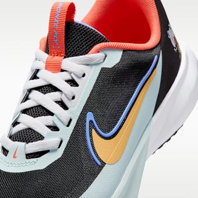 Nike Sonic Fly Black Glacier Blue Topaz Gold (GS)