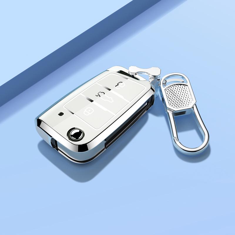 Volkswagen Key Cover for Bora, Sagitar, Lavida, Jetta, Passat, Polo, Tiguan, and Golf.