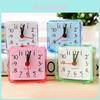 Portable Children's Alarm Clock In Square Candy Colors Ideal For Kid's Bedrooms