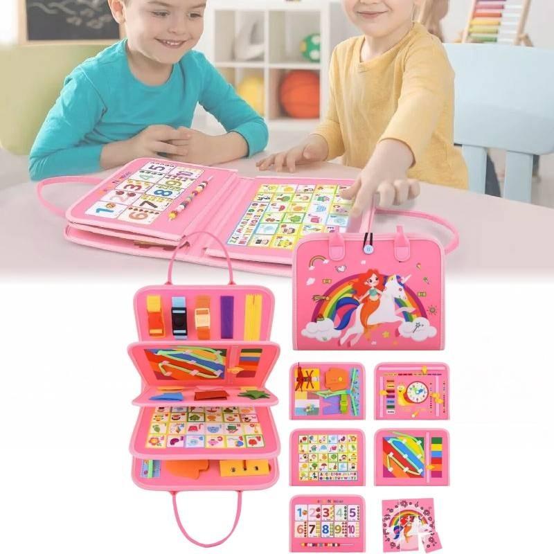 Premium Felt Toy Play Mat For Kids Interactive Learning Board Educational Activities