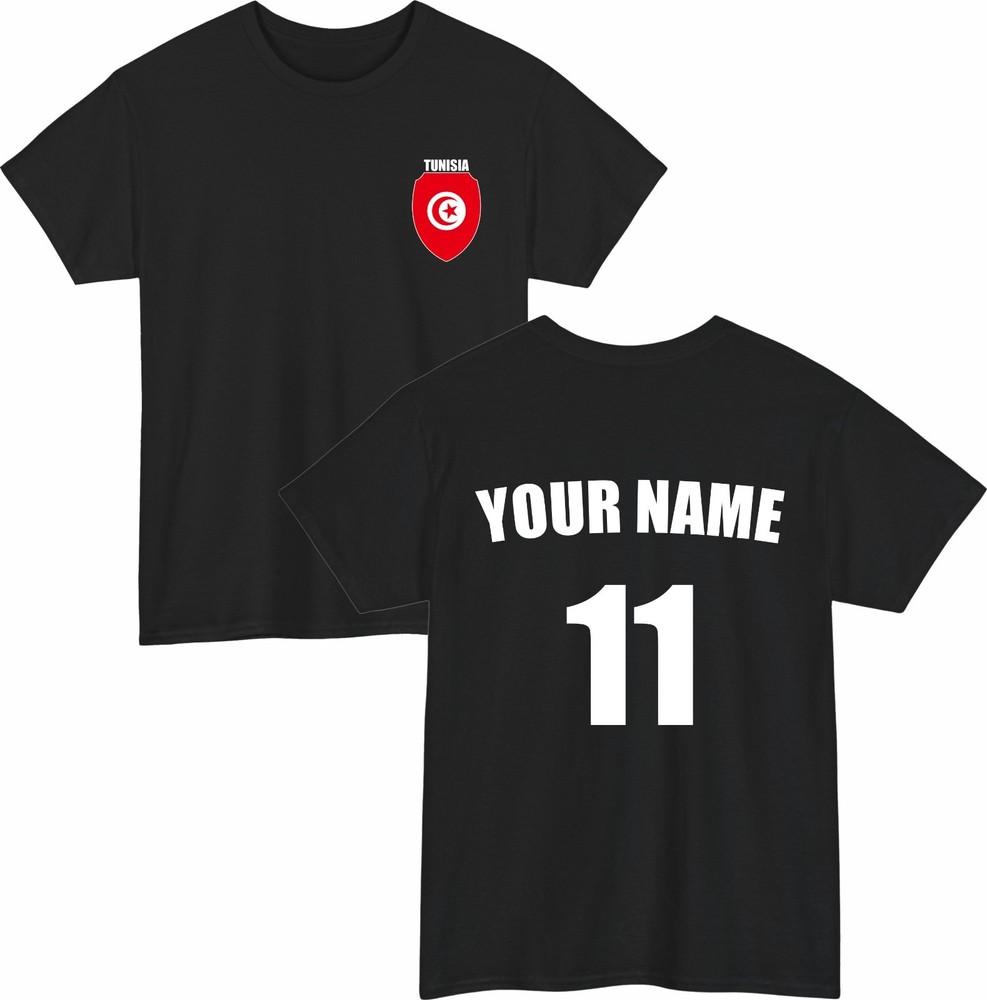 Maglietta da Calcio Tunisia Personalizzata Nome e Numero Personalizzati Top per Appassionati di Sport