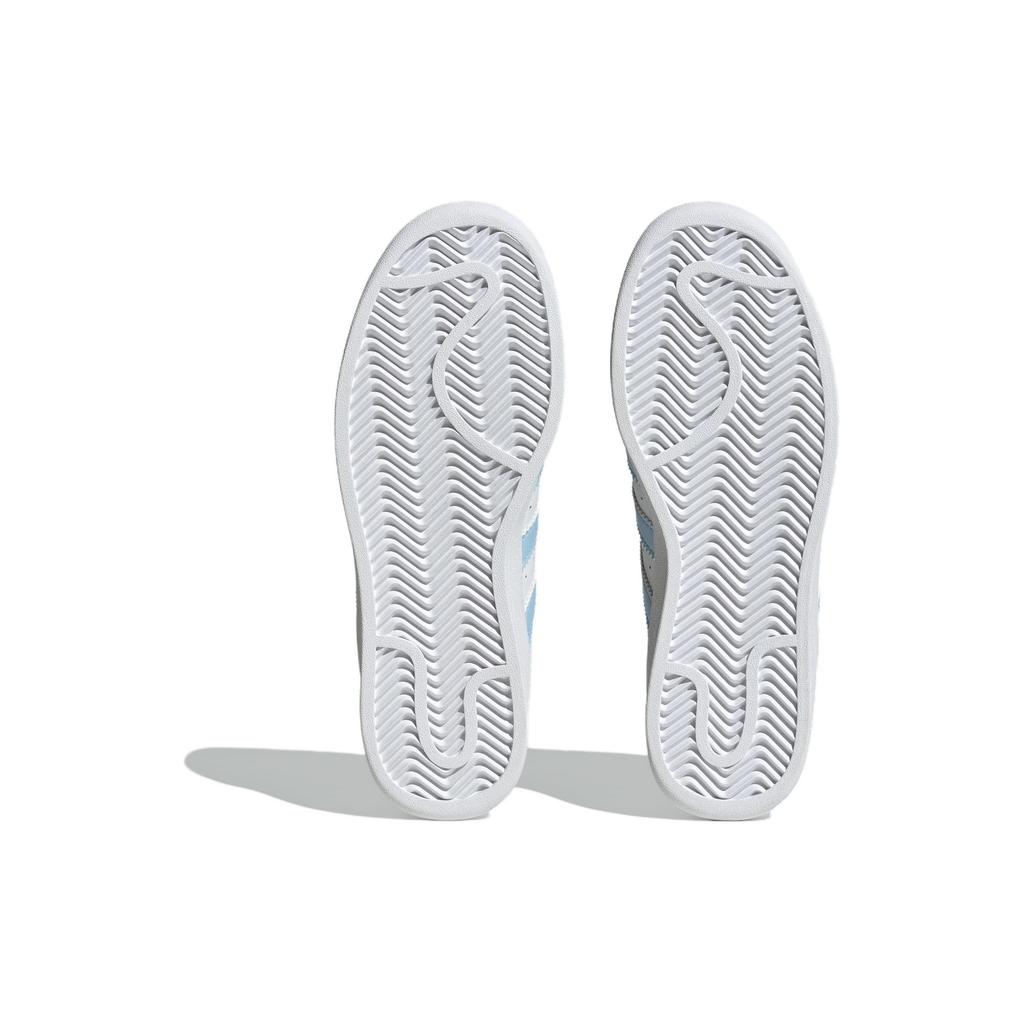 adidas Womens Superstar XLG 'White Clear Sky' (women's sizes) Cloud White / Clear Sky / Cloud White Skateboard Shoes IF3003
