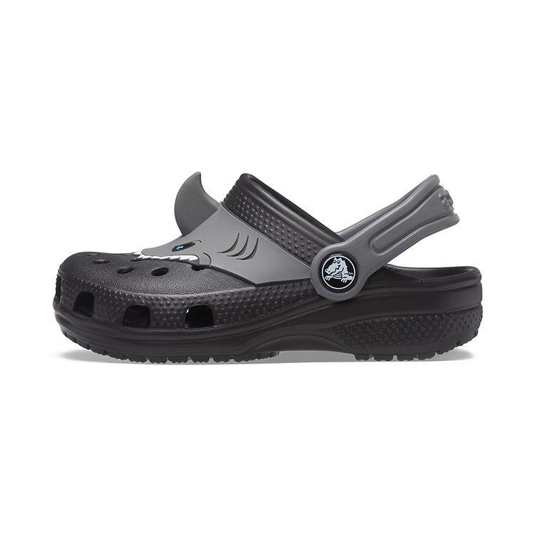 Crocs Fun Lab Classic I Am Shark Clog Baby Footwear Gray 207072-001