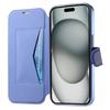 For iPhone 15 Plus Case Compatible with MagSafe Detachable Leather Phone Cover with Lens Film