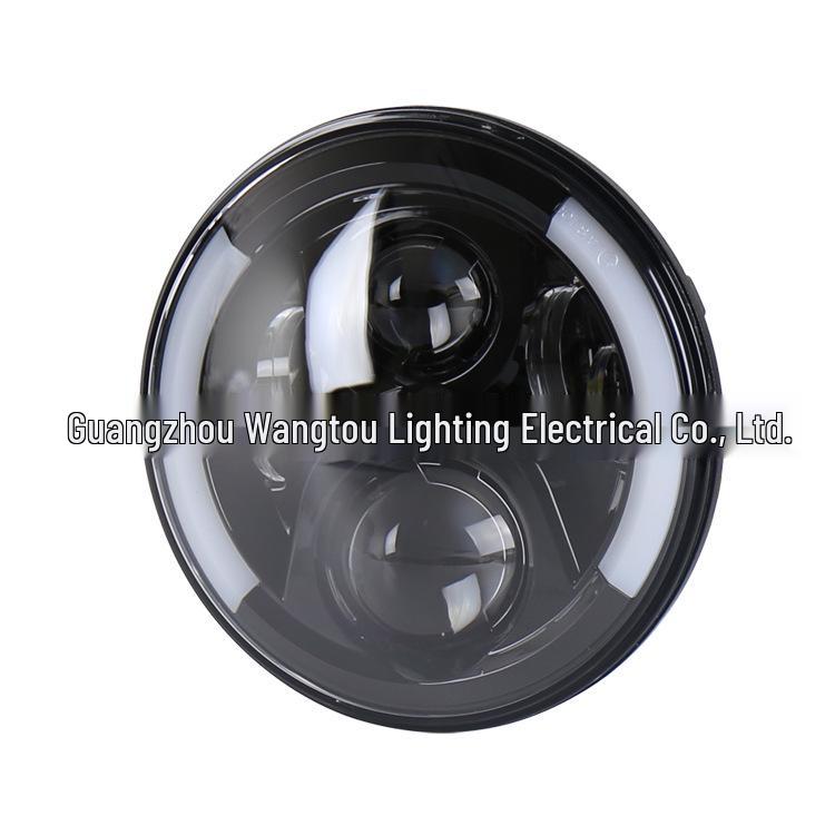 Universal 50W 7-inch LED Headlight for Harley-Davidson and Wrangler Motorcycles