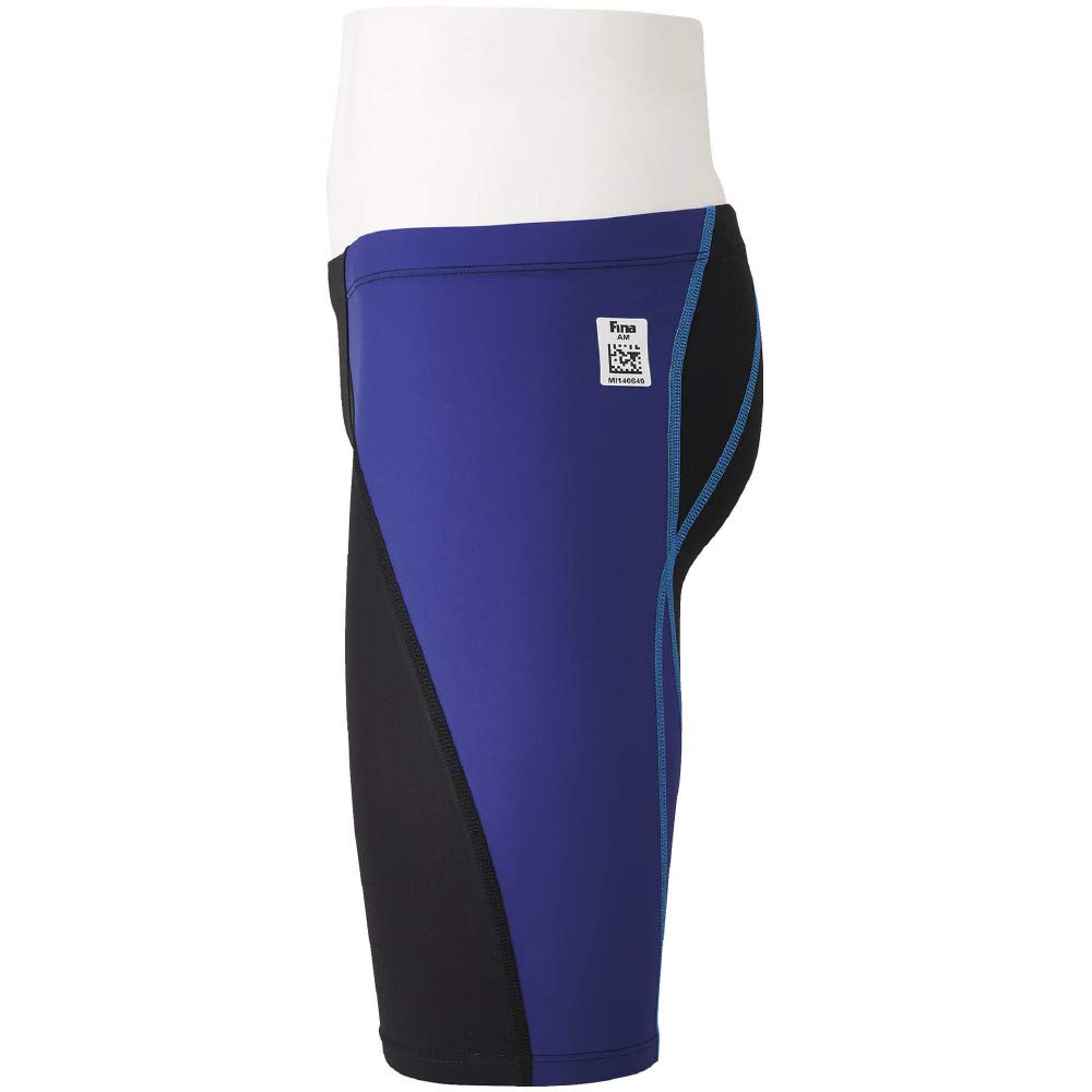 Mizuno MX SONIC Racing Swimsuit for Half FINA Swimming Approved Boys, Junior, Spats, N2MB0411, Color Blue, Size 120, (International Federation)