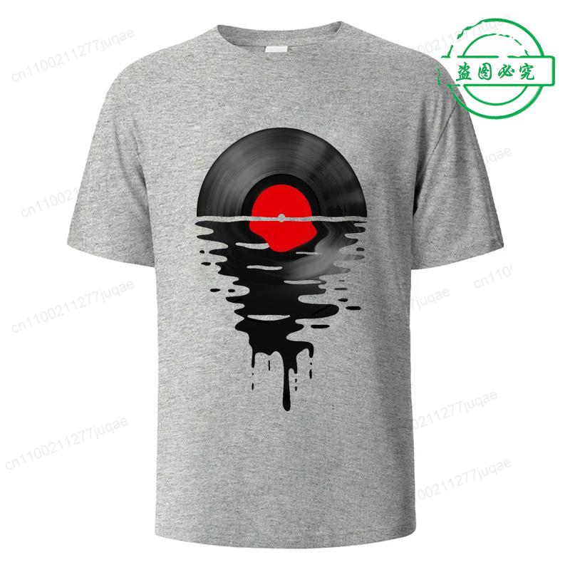 Tee Shirts for Men Women DJ Music Clothing Phonograph Record Print Funny Tshirt T-Shirt Tee Shirt for Men Music Lover Gifts
