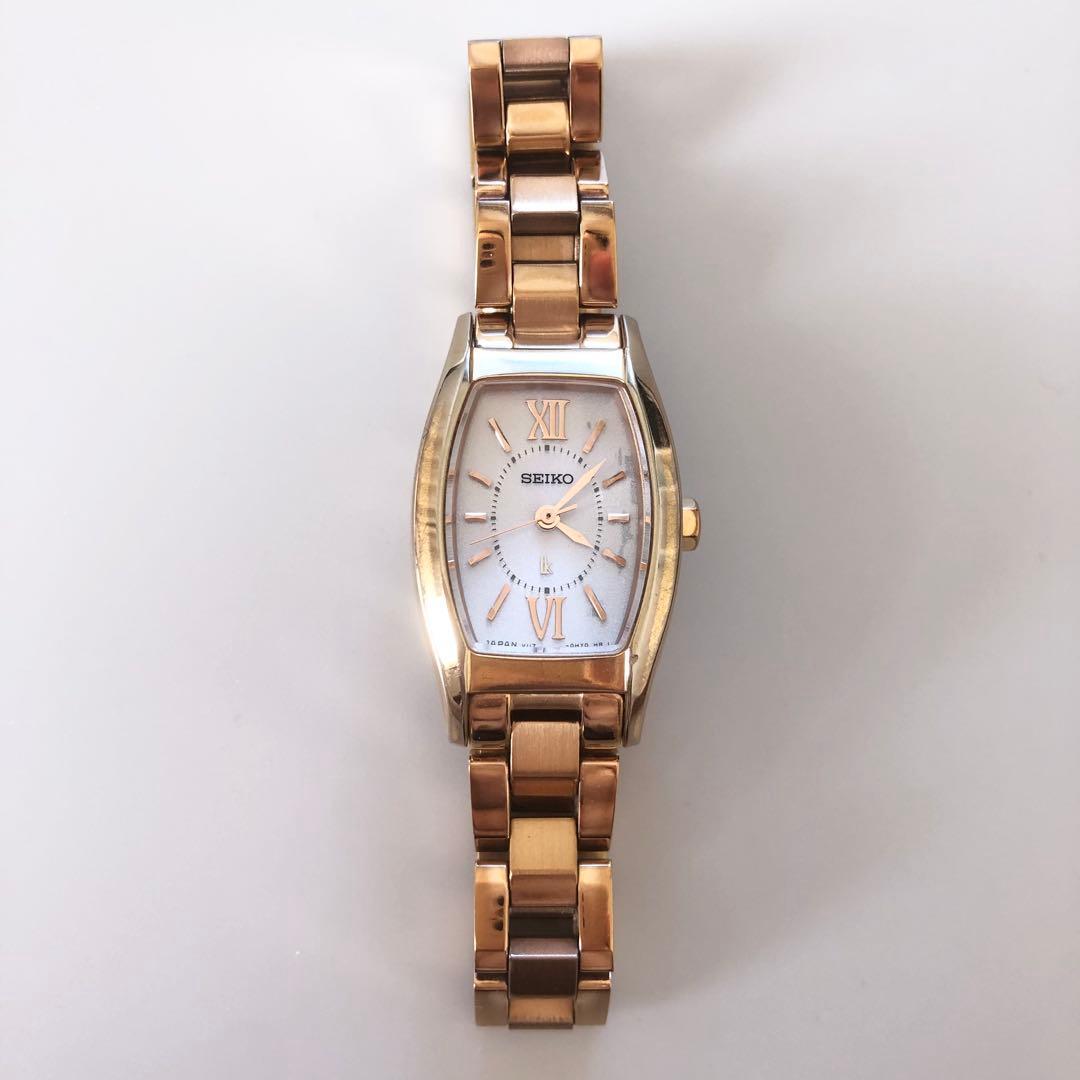 SEIKO Rukia Solar Watch Gold