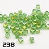 50pcs 8mm High Transparency Colorful Square Glass Beads for Phone Chain & Bracelet Making