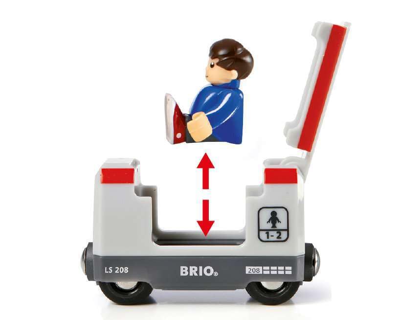 BRIO WORLD Figure-8 Starter Set 33773 (26 pieces) for ages 3 and up (electric train, toy, wooden tracks)