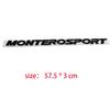 MONTERO SPORT logo emblém na kapotu štítek nálepky na auto pro Mitsubishi Montero 3D logo přední světla zadní kufr renovace obtisky příslušenství