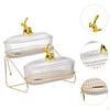 Dried Fruit Plate Snack Plates Appetizer Tray Food Storage for Fruits