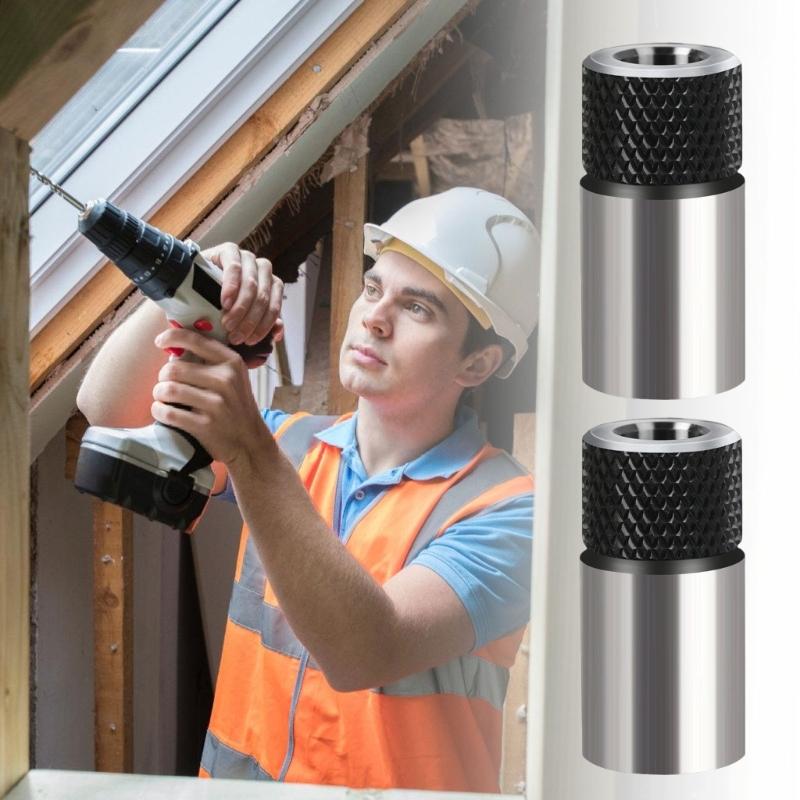 Lightweight Alloy Steel Drill Adapter Joint Attachment for Woodworkers Furniture Manufacturing Workshop And Repair Tasks