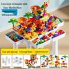 Large Multifunctional Building Block Table for Children's Early Education, Compatible with Lego